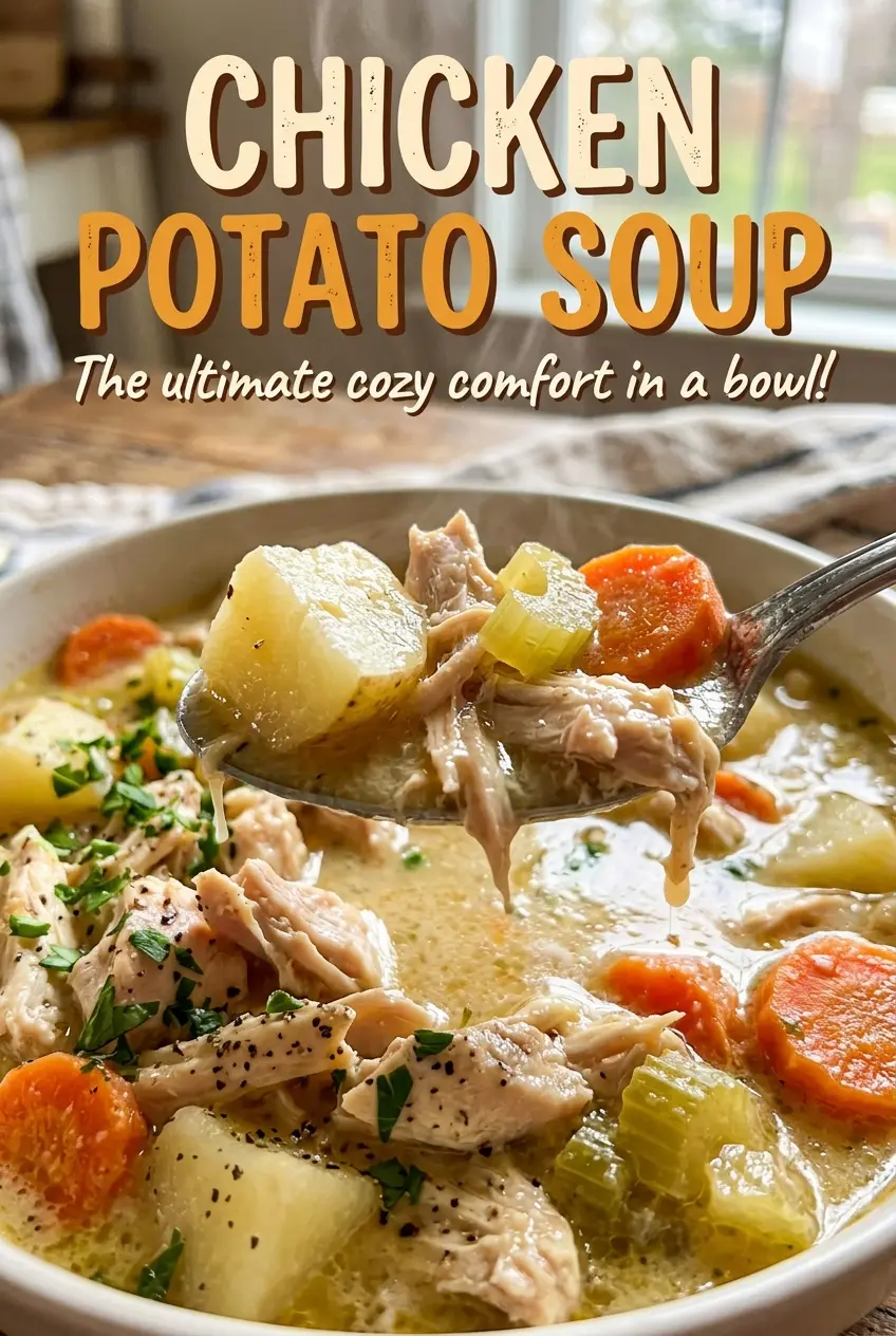 Chicken Potato Soup creamy, chunky, comforting