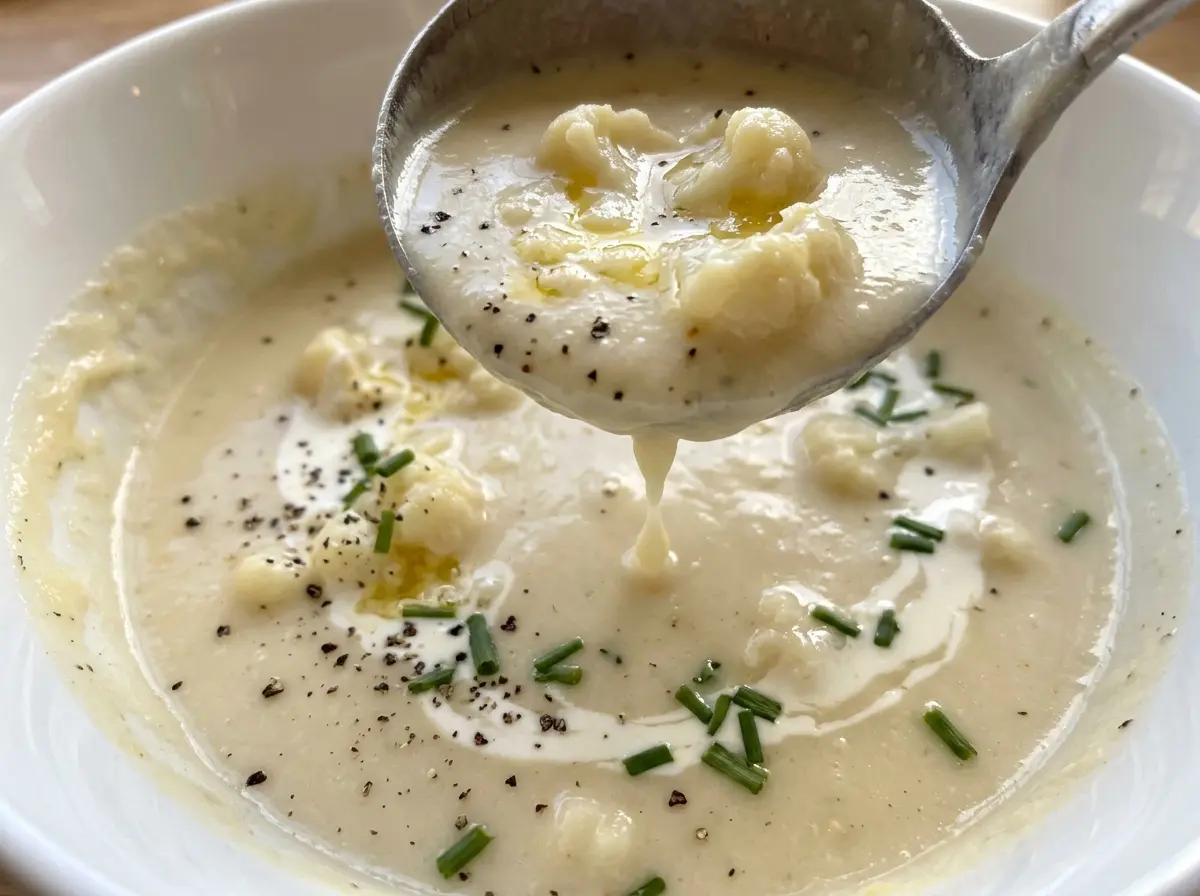 Creamy Cauliflower Soup silky and velvety