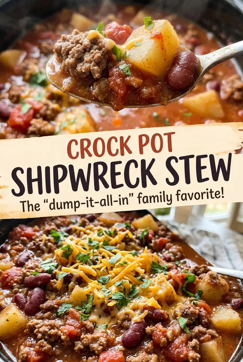 Crock Pot Shipwreck Stew hearty beef
