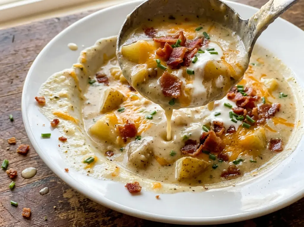 Loaded Baked Potato Soup (Crock Pot)