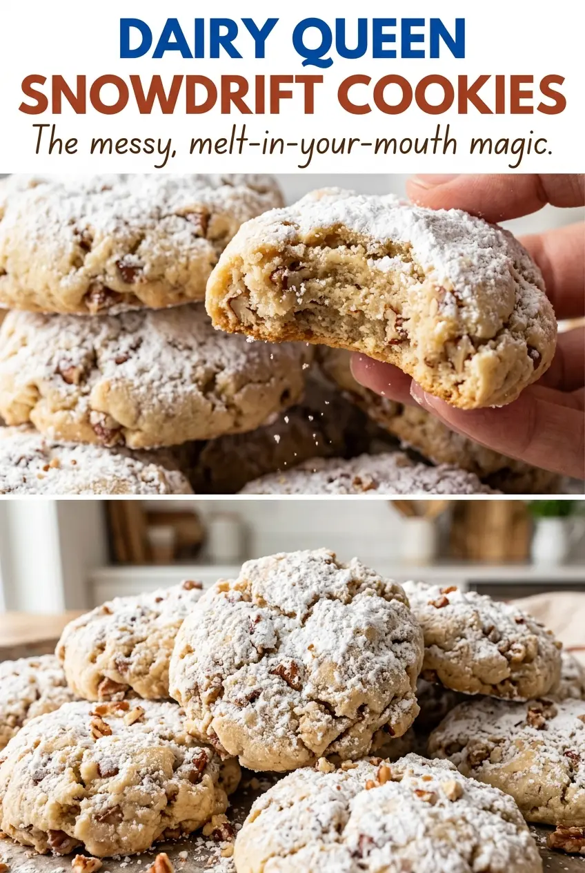 Dairy Queen Snowdrift Cookies coconut white chocolate macadamia
