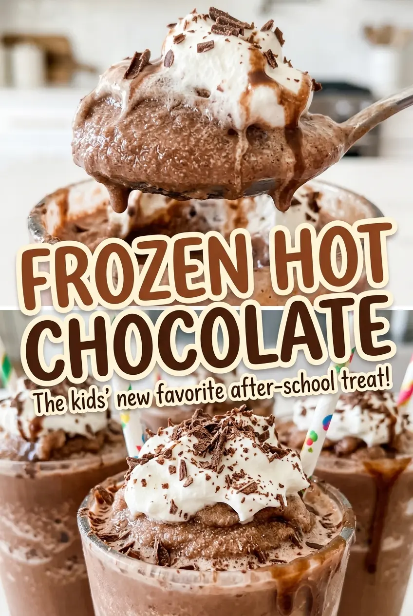 Frozen Hot Chocolate cold creamy slush