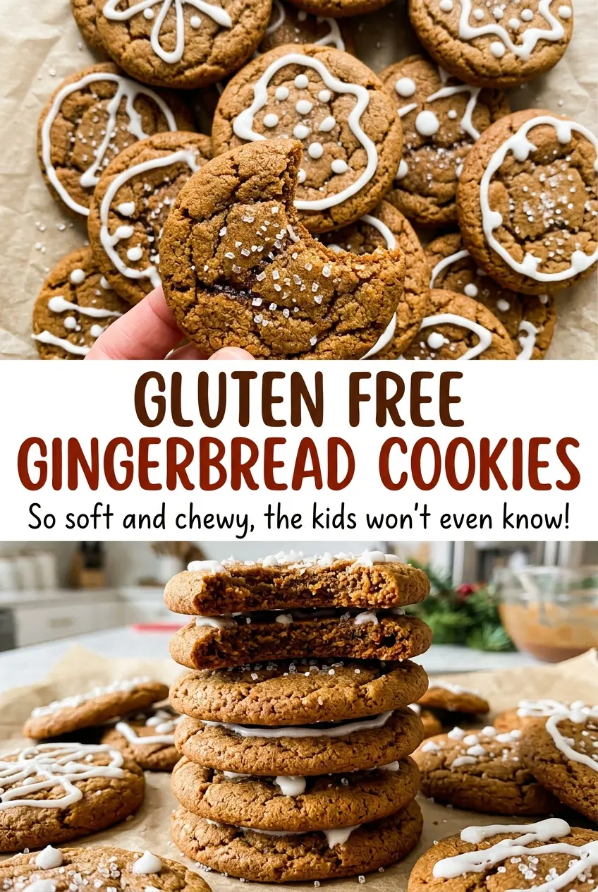 Gluten Free Gingerbread Cookies molasses spice cutouts