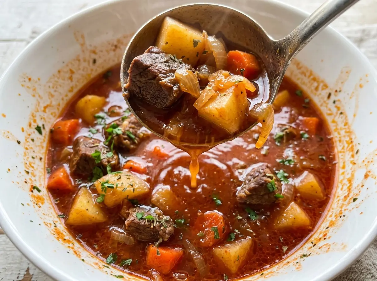 Lebanese Beef Stew tender beef potatoes