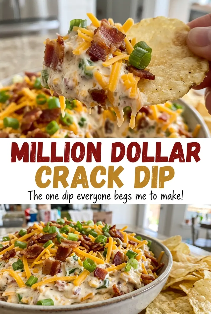 Million Dollar Crack Dip chilled bacon cheddar