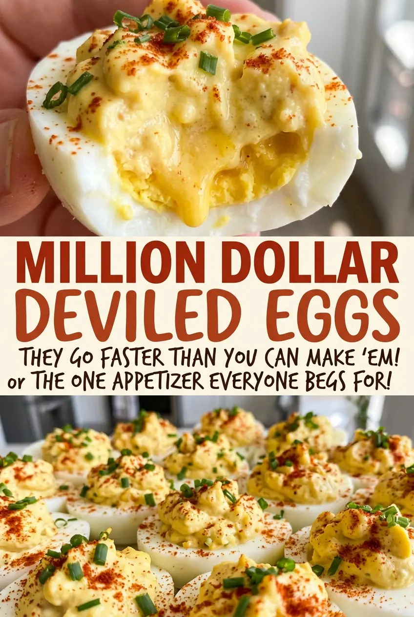 Million Dollar Deviled Eggs creamy bacon chive