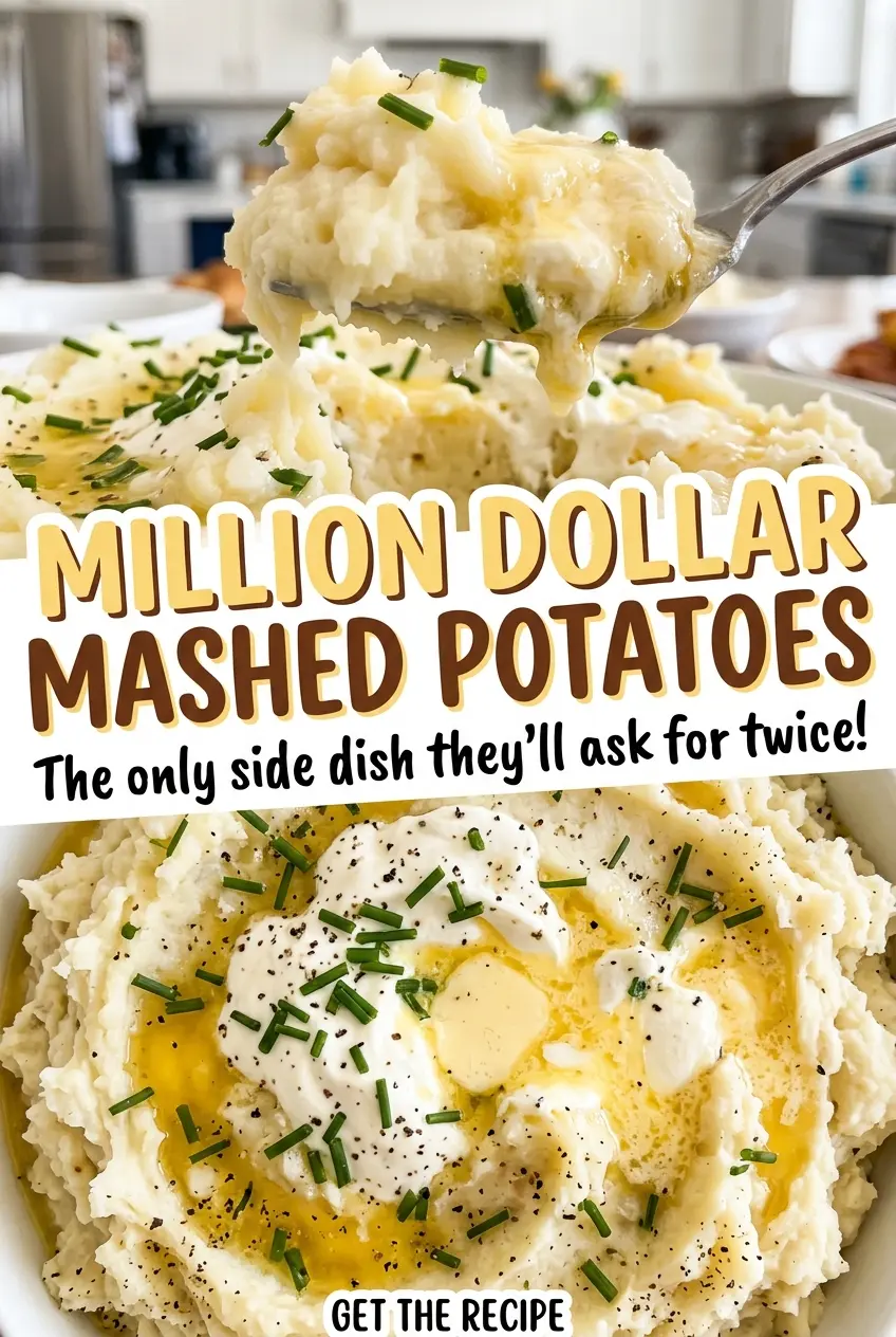 Million Dollar Mashed Potatoes cheesy bacon-topped casserole