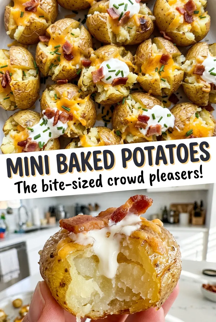 Mini Baked Potatoes golden tender centers