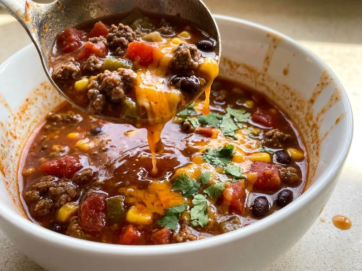 Rotel Taco Soup hearty bean-filled