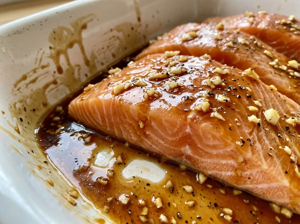 Salmon Marinade with tender baked fillets