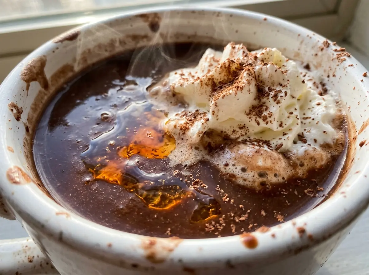Spiked Hot Chocolate creamy chocolate mugs