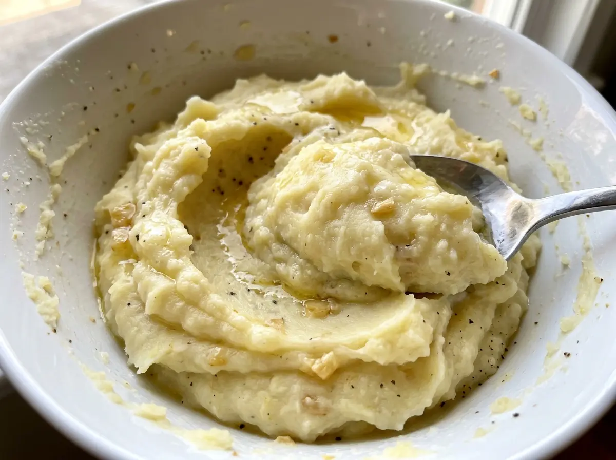 Yukon Gold Garlic Mashed Potatoes creamy garlic mash